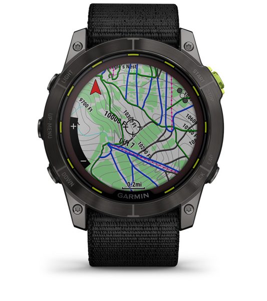 Умные часы Garmin Enduro 2 Sapphilar Solar Carbon Grey